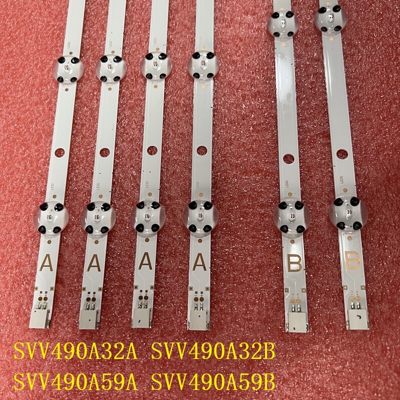 Barra LED (6) para DLED49287FHD TX-49DS352E D49F283M3CI D49F279N3CW TE49283N25F1C10D