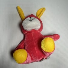 RARE Pink/yellow plush dog 7inch NWT Kellytoy plush Stuffed animal collectible