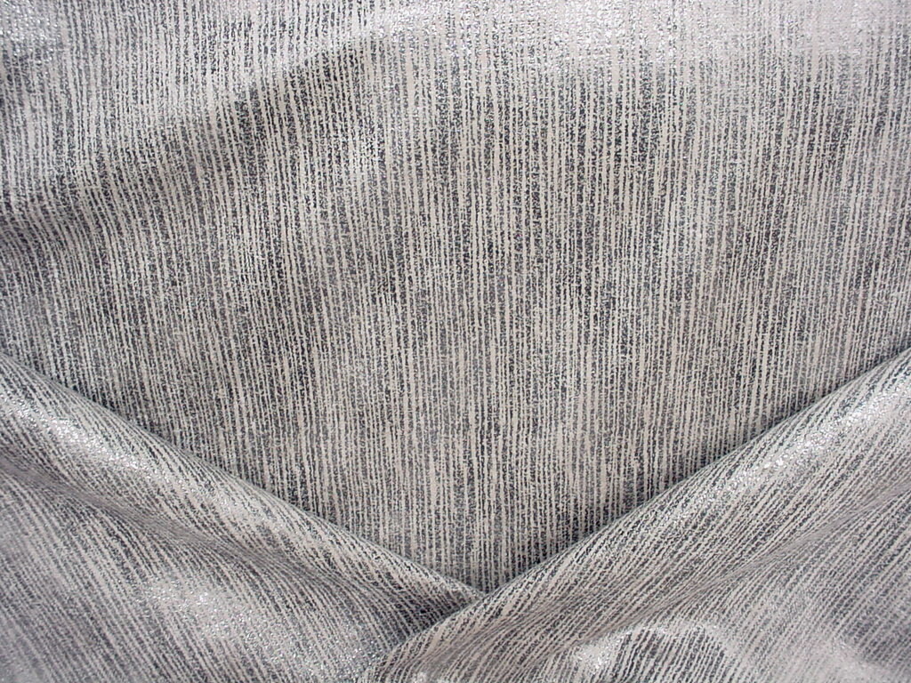 3-1/8Y Kravet Couture 35897 L'or Platinum Pewter Strie Velvet Upholstery  Fabric | eBay
