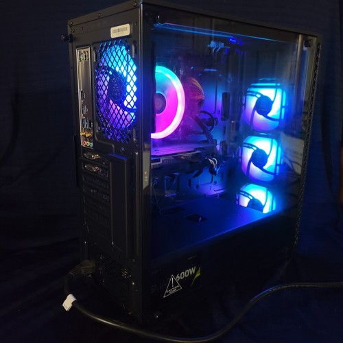 Gaming PC Computer Core i5 10400F 2.9GHz LED Case Keyboard Mouse Windows 10 Pro - Picture 7 of 9