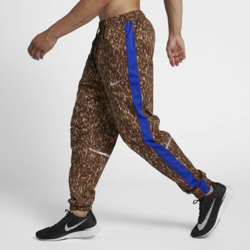 Mens Nike Repel Track Pants Jogger Training Running Fashion Cheetah Print BQ9080 - Picture 1 of 8