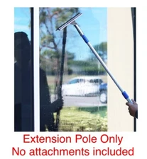 Ettore 8 Ft. REA-C-H Aluminum Extension Pole W/Standard Threaded End  CASE of 6!