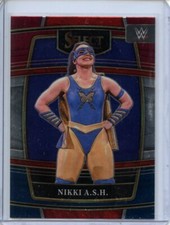 2022 Panini Select WWE Nikki A.S.H. Concourse Red & Blue #54