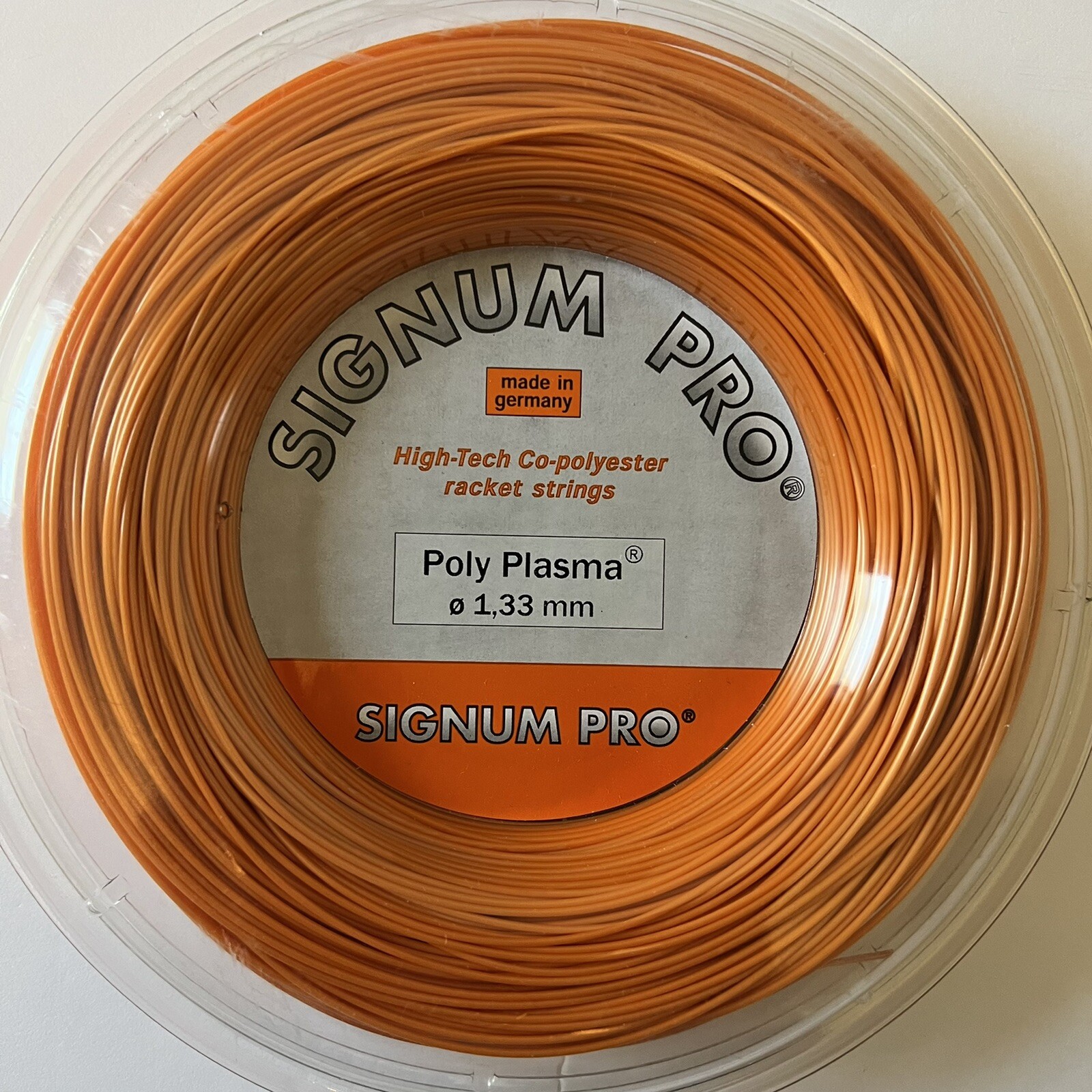 Bobine De Cordage Signum Pro Polyplasma 200 M - 1.33 Mm, Monofilament Copolymère Pour Tennis