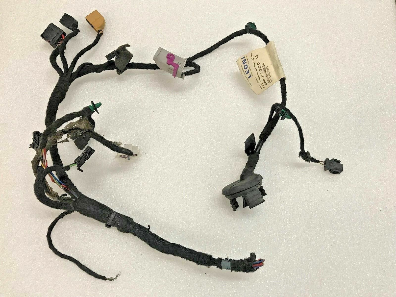 LAMBORGHINI GALLARDO LP560 570 RIGHT SIDE DOOR WIRING HARNESS OEM 400971036D