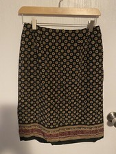 Vintage Talbots Silk Skirt Womens Size 6 L50