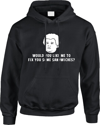 Some Sandwiches Funny Thurmen Santa Christmas Movie Quotes Willie Mens Hoodie