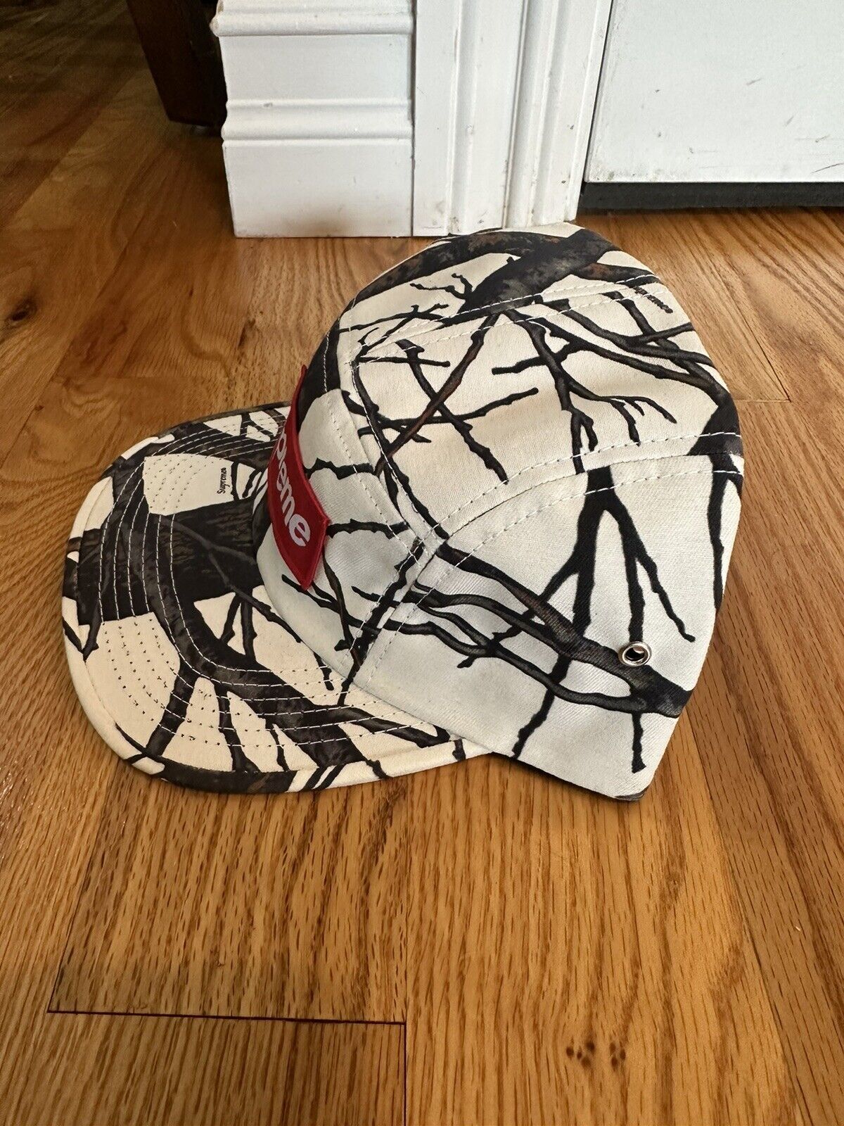 Supreme Tree Camo Camp Cap FW12 DSWT Original Owner 100% Authentic White