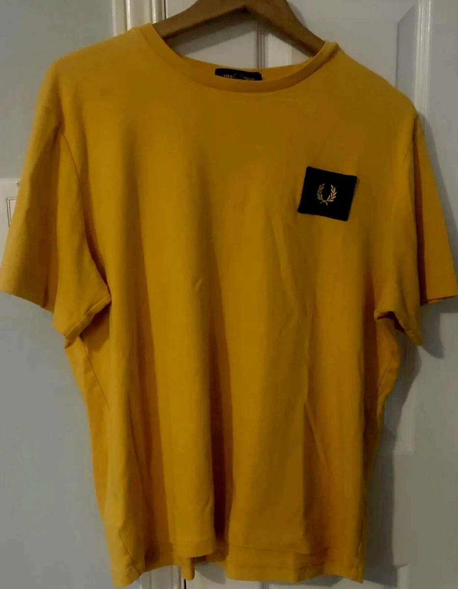 Fred perry best sale t shirt yellow