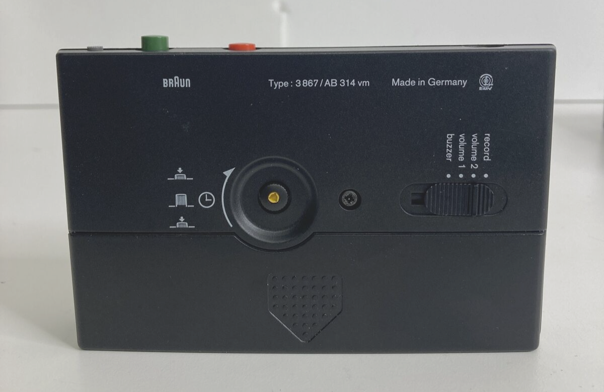 インテリア時計 BRAUN voice memo AB314vm Braun AB 314 VM ,alarm Clock,voice Memo - Etsy