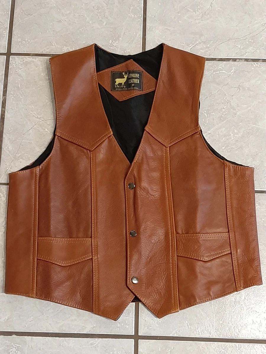 Mexican clearance leather vest
