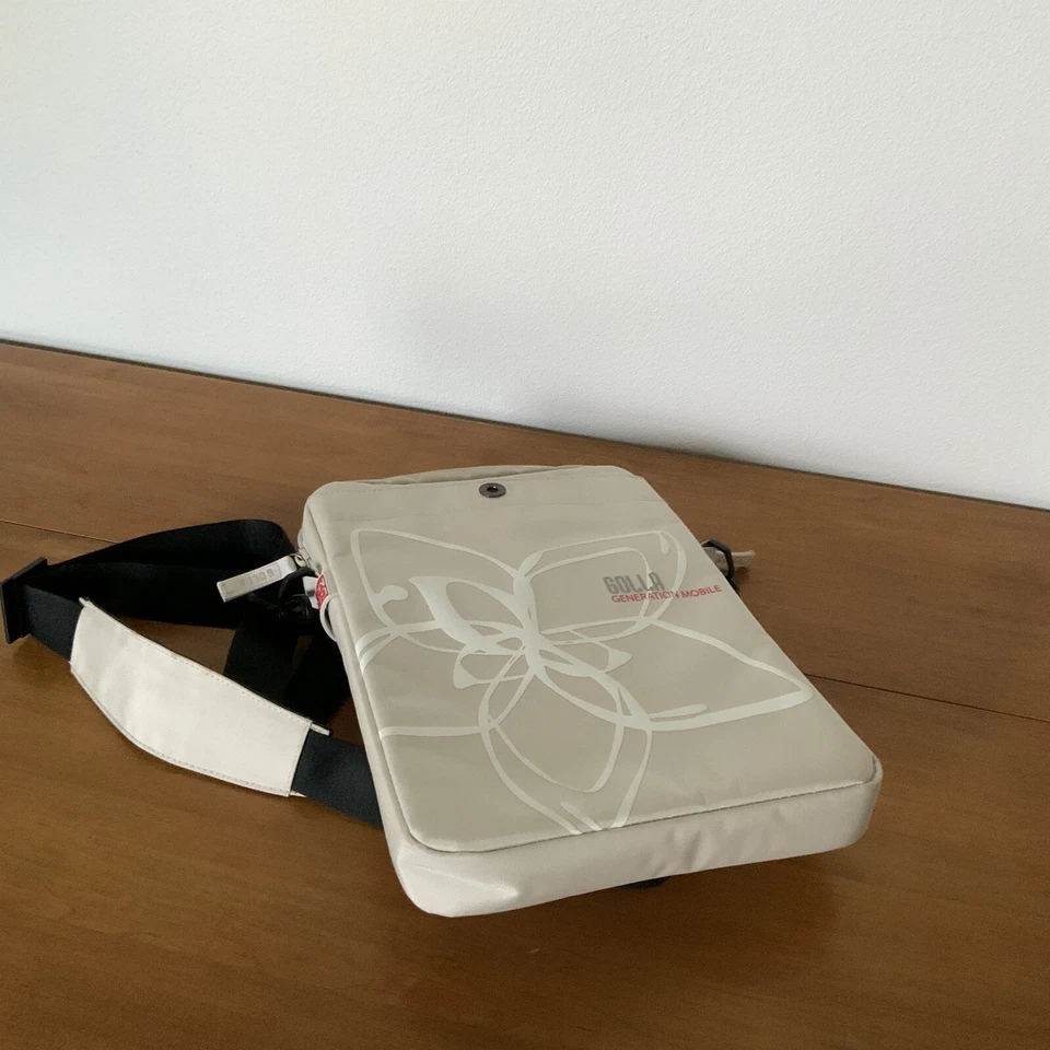 Golla Generation Mobile Padded Tablet Notepad Shoulder Bag 10x13 Beige - Image 4 of 4