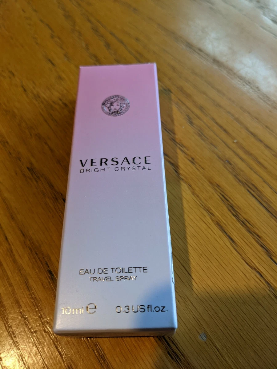 Versace Bright Crystal by Versace 0.3 oz EDT Travel Spray for Women NIB