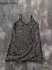 black sequin dress size 8
