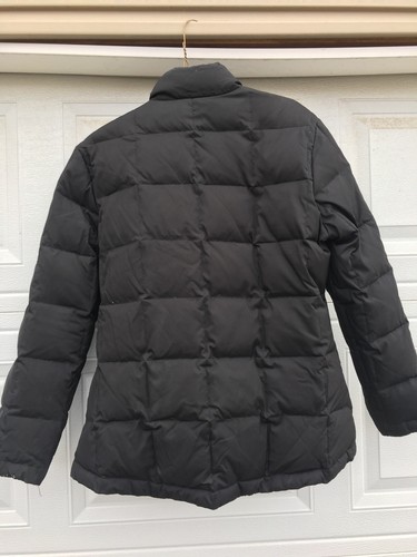 WOMENS GAP BLACK COAT 100% POLYESTER SIZE M - Picture 2 of 7