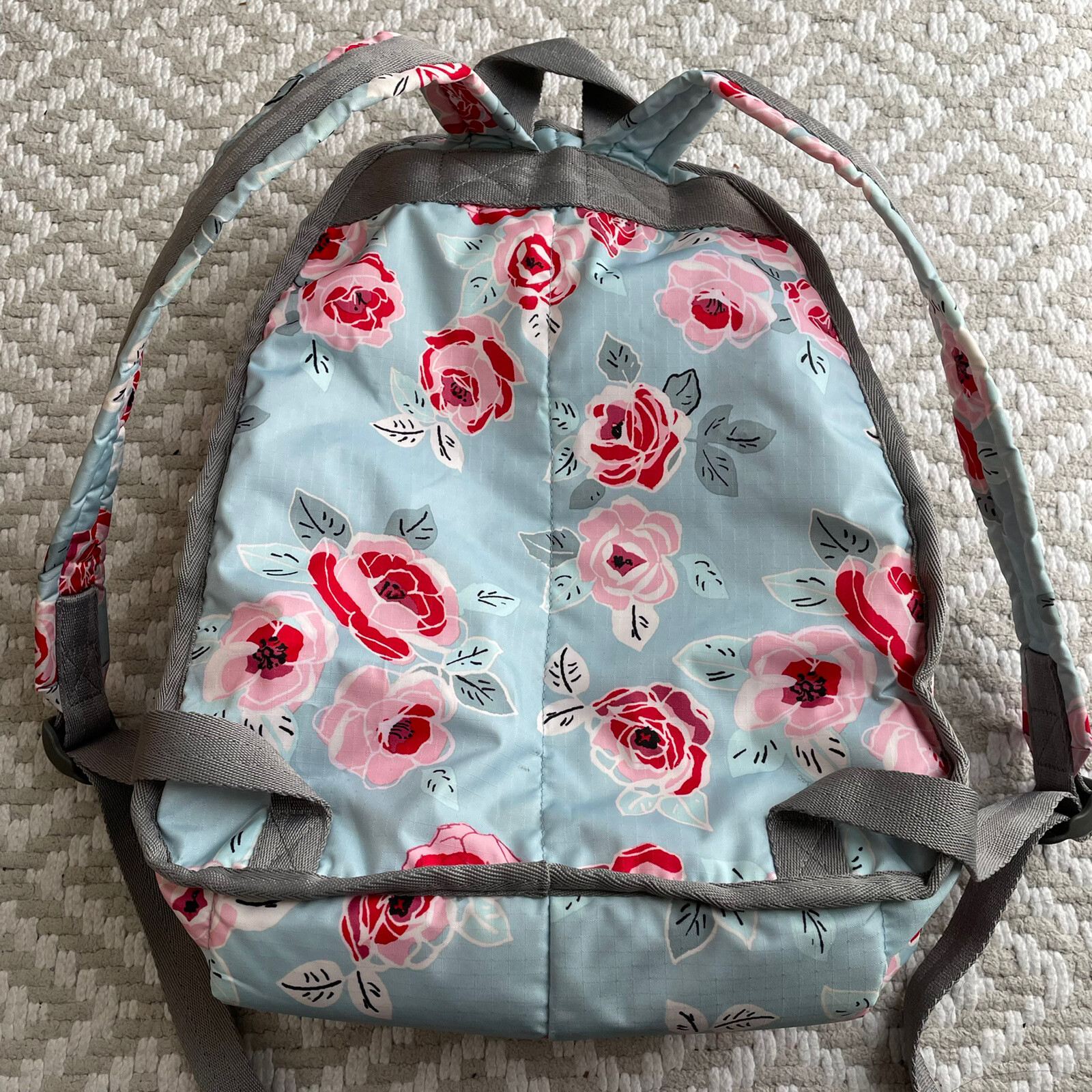 Lesportsac Basic Backpack Garden Sky Rose 7812 D7… - image 3
