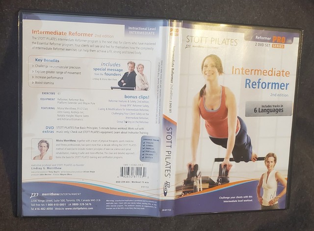 STOTT PILATES DVD【Intermediate Cadillac】 STOTT PILATES: Intermediate Cadillac 2nd Edition (DVD, 2007) for