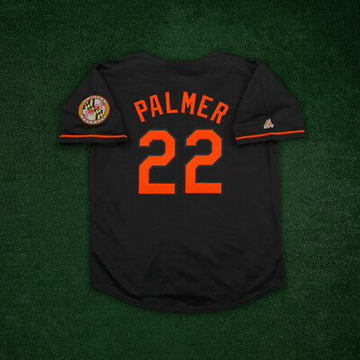 Jim Palmer Baltimore Orioles Men's Alternate Black Jersey w/ Team Patch