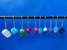 Tupperware Collection keychains Shaker, Jar, Choper, Freezer, Container HeartNew