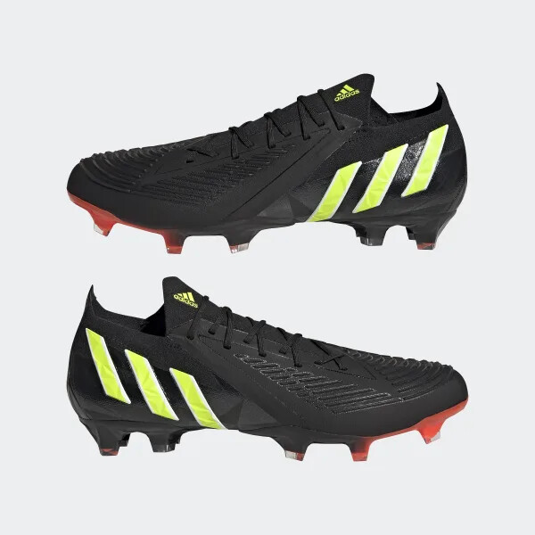 Adidas Predator Edge .1 Low Firm Ground -- Black | eBay