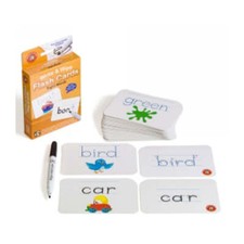 LCBF Reusable Write and Wipe Sight Words Flash Cards Ages Five Years and Up