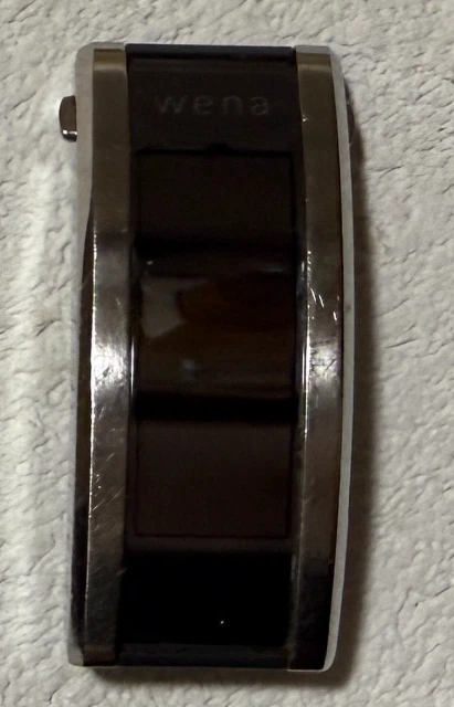 Reloj Inteligente SONY Wena3 WNW-A21A/B Banda Goma Negra IOS Android Bluetooth Alexa Foto 2 de 3