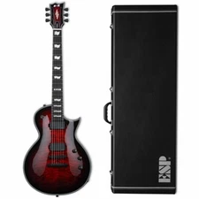 ESP E-II Eclipse Guitar See Thru Black Cherry Sunburst Fluence EC + Case B-Stock