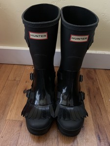 hunter fringe rain boots