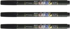 Tombow Fudenosuke Brush Pen for Lettering Calligraphy, Black, Soft Tip GCD-1...