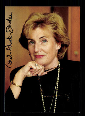 Cornelia Schmalz-Jacobsen Autogrammkarte  90er Jahre Original Signiert +6881