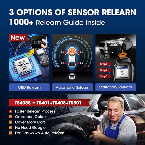 Autel TPMS Relearn Tool TS408S Tire Pressure Monitor Sensor Programming Tool AU - Picture 4 of 14