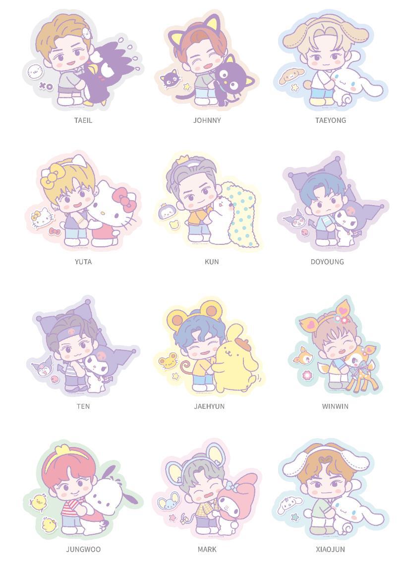 NCT x SANRIO CHARACTERS SMTOWN OFFICIAL MD GOODS NCT MOUSE PAD