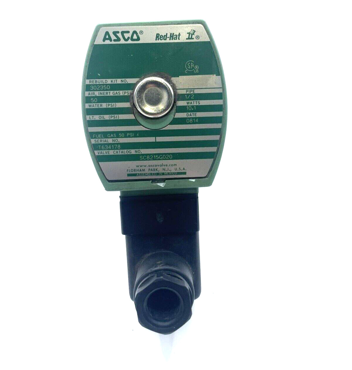 ASCO SC8215G020 Solenoid Valve 1/2