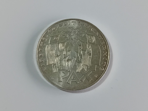 France! 100 Francs Silver, May 8, 1945 PAX, Year 1995#259