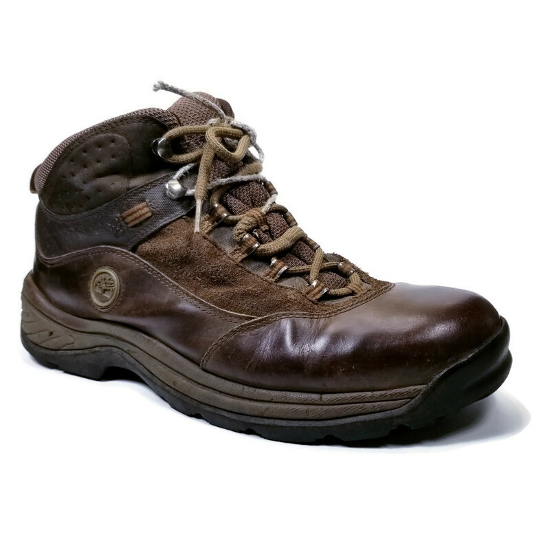 Timberland Outdoor Conway Brown Leather Mid Hiking Boots 