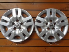 Pair Of 2 New 16 Bolt-on Hubcaps Fits 2009-2012 Nissan Altima 53078