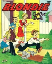 VINTGE 1954 BLONDIE PAPER DOLLS ~PRETTY LASER REPRODUCTION~Orig. SIZE UNCUT