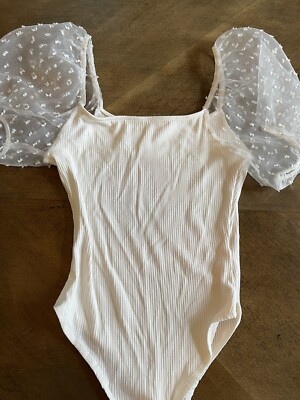 Alterd state white bodysuit Small
