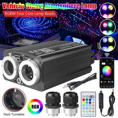 Car Roof Starlight Twinkle Fiber Optic Light Ceiling Light Kit APP 1200 LED