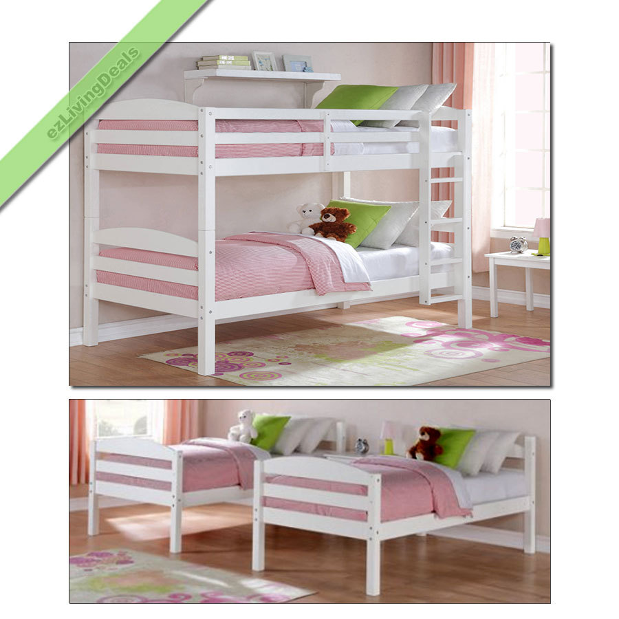 boy and girl twin bunk beds