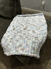 Handmade Chunky Knit Baby Blanket