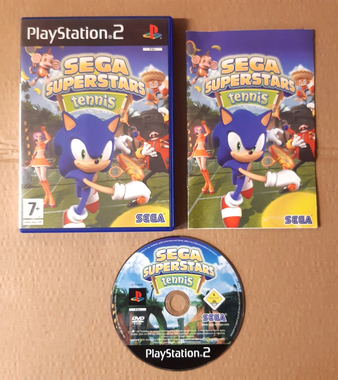 SEGA SUPERSTARS TENNIS - PS2 Playstation 2 - Fr -
