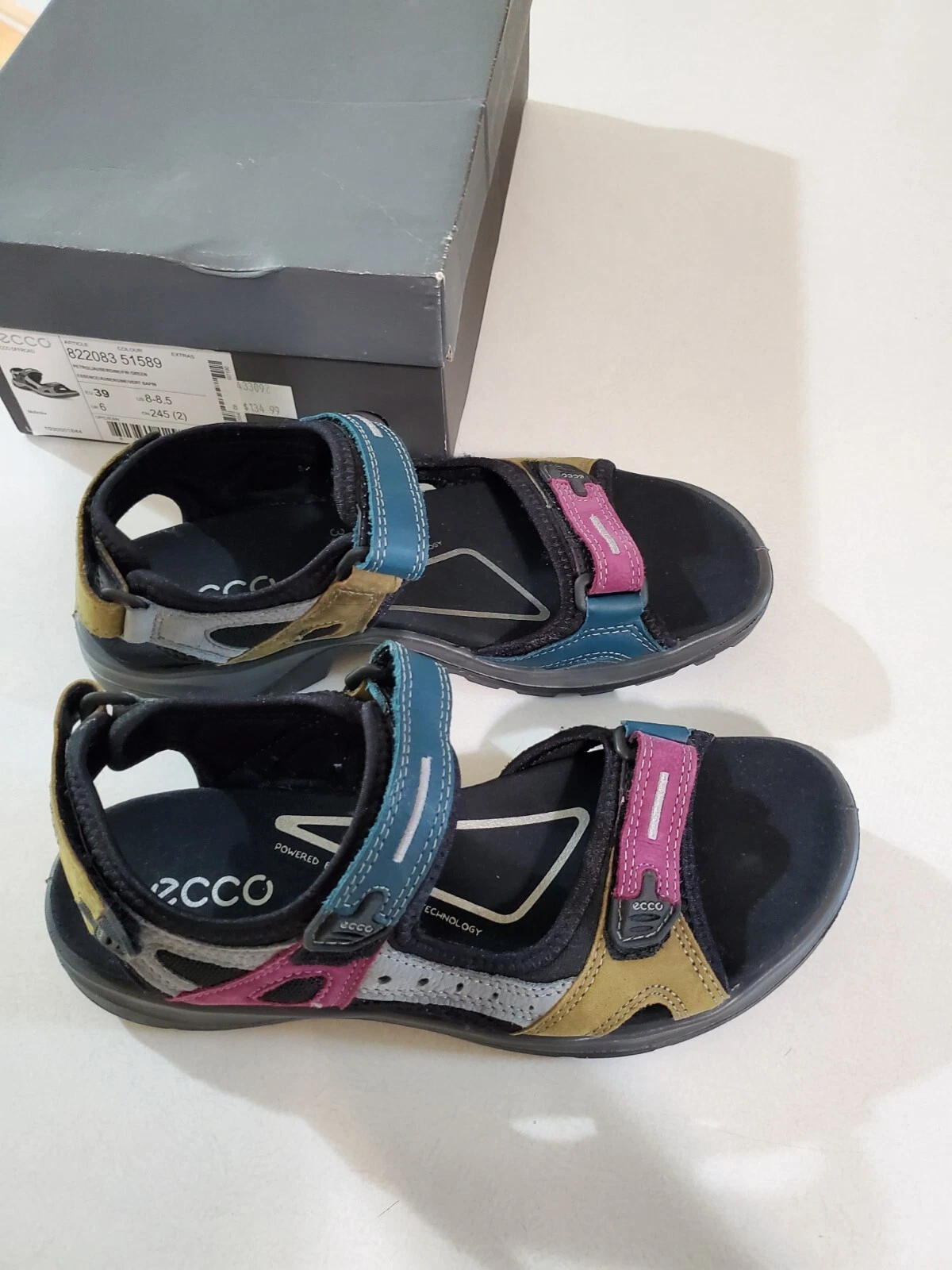 Ecco sandali donna fuoristrada multicolore taglia 8 8 5