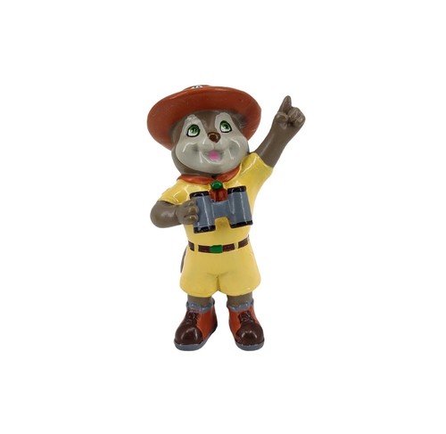 Great Wolf Lodge Wiley the Wolf 3" PVC Figure Cake Topper. RARE!