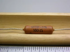 10 Sage Silicohm SR5W 160 Ohm 5W 3% Silicon Power Resistors