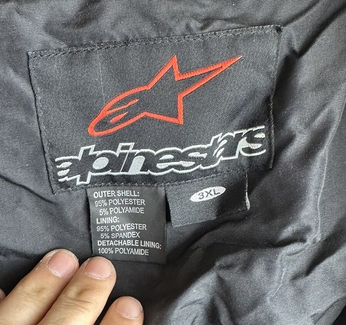 Alpinestars Men’s T Stunt Air Motorcycle Jacket Lined Size 3XL - Picture 4 of 10