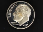 2005 S Silver Proof Roosevelt Dime 10c Ten Cents Album Kept Coin Free Shipping