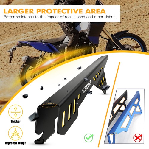 For Yamaha Tenere 700 Rally Edition 2020-24 CNC Rear Chain Guard Cover Aluminum - Picture 6 of 12