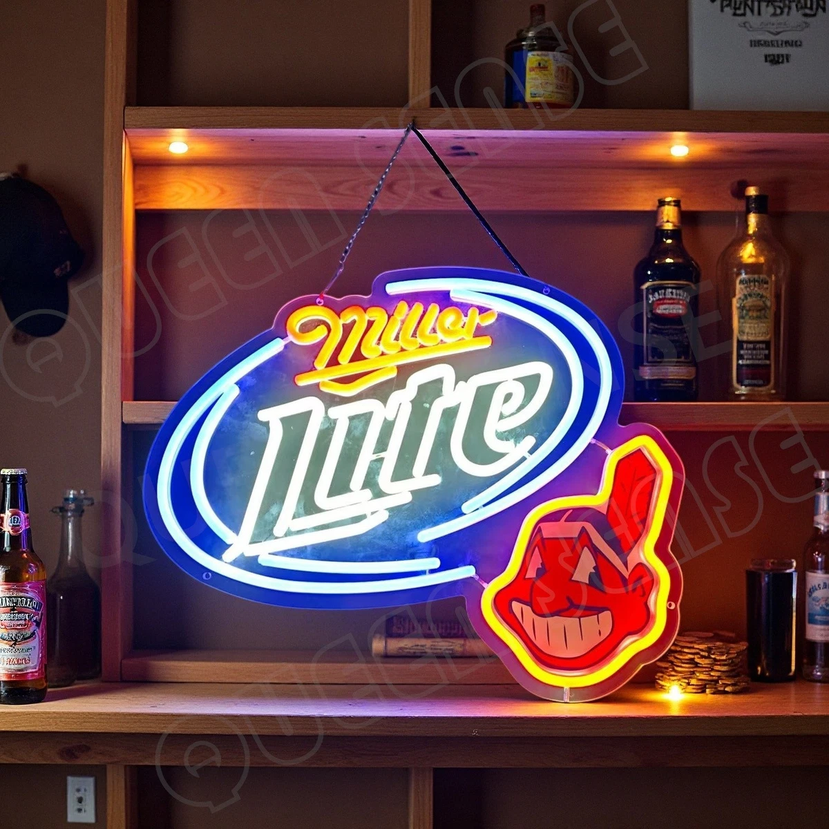 miller light neon beer sign products for sale | eBay