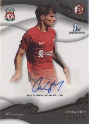 2022-23 Topps Liverpool Lineage Steven Gerrard Michael Owen Dual